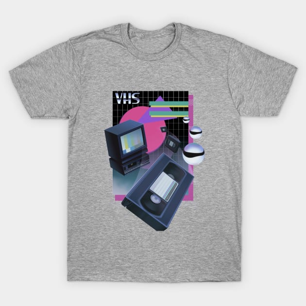 VHS Shop T-Shirt by Mr.Melville